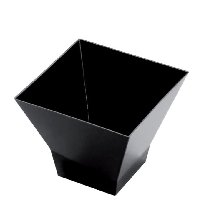 Plastikbecher "Pagoda" Schwarz 65ml (25 Stück) Plastikbecher "Pagoda" Schwarz 65ml (25 Stück)