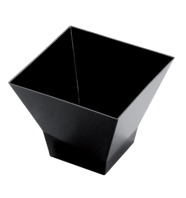 Plastikbecher "Pagoda" Schwarz 90 ml (500 Stück) Plastikbecher "Pagoda" Schwarz 90 ml (500 Stück)