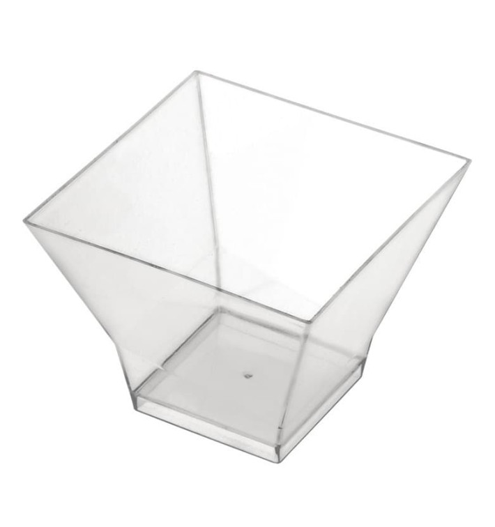 Plastikbecher "Pagoda" Transp. 90 ml (500 Stück) Plastikbecher "Pagoda" Transp. 90 ml (500 Stück)