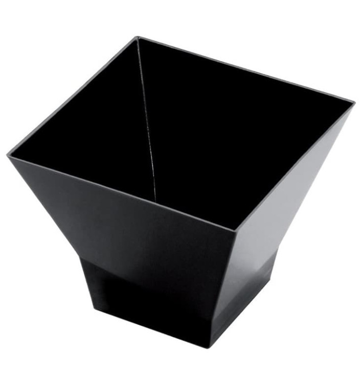 Plastikbecher "Pagoda" Schwarz 120ml (500 Stück) Plastikbecher "Pagoda" Schwarz 120ml (500 Stück)