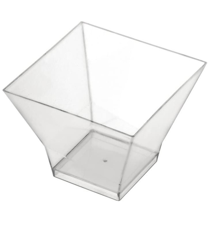Plastikbecher "Pagoda" Transparent 120ml (25 Stück) Plastikbecher "Pagoda" Transparent 120ml (25 Stück)