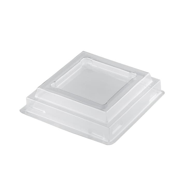 Deckel für Plastikbecher "Pagoda" Transp. PET 120ml (25 Stück) Deckel für Plastikbecher "Pagoda" Transp. PET 120ml (25 Stück)