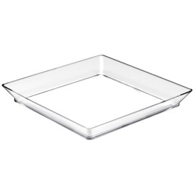 Plastiktablett "Medium" Transparent 13x13 cm (192 Stück)