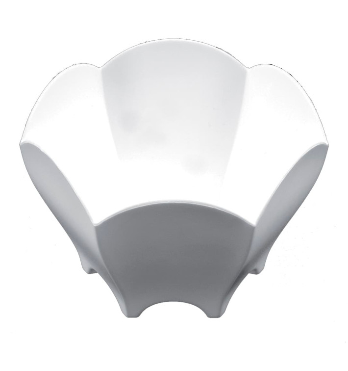 Plastikschüssel "Tulip" weiß 70 ml (25 Stück) Plastikschüssel "Tulip" weiß 70 ml (25 Stück)