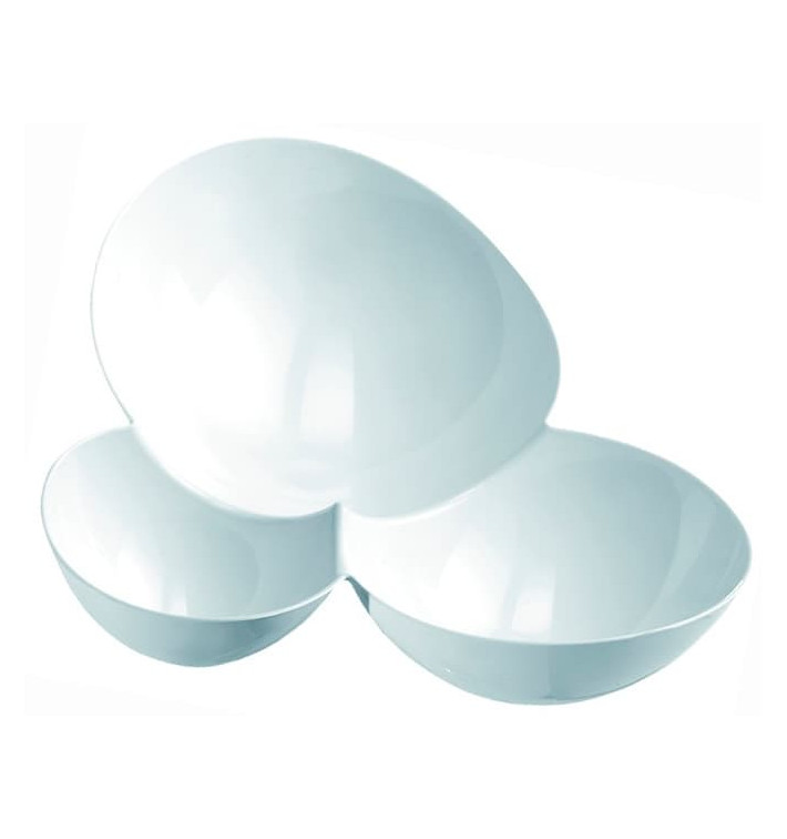 Plastikschüssel "Molecola" weiß 100ml (25 Einh.) Plastikschüssel "Molecola" weiß 100ml (25 Einh.)