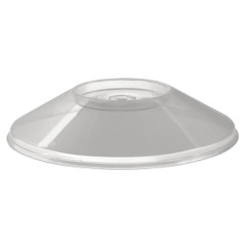 Deckel für Plastikschüssel "Dessert" Transparent 230 ml (50 Stück)