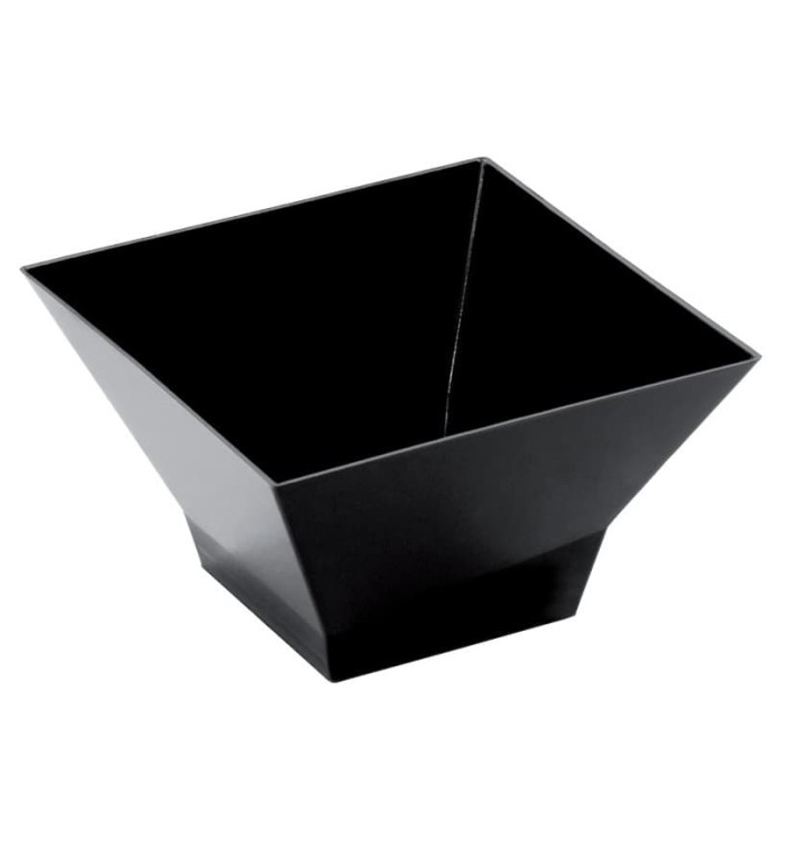 Plastikschüssel "Pagoda" Schwarz 350 ml (12 Stück) Plastikschüssel "Pagoda" Schwarz 350 ml (12 Stück)