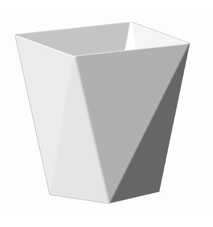 Plastikbecher "Diamond" weiß 100 ml (500 Stück) Plastikbecher "Diamond" weiß 100 ml (500 Stück)