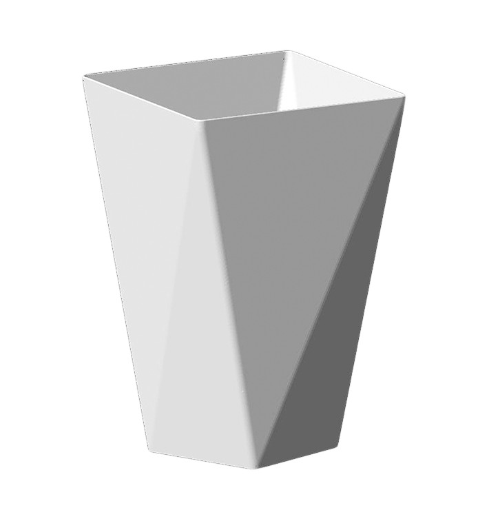 Plastikbecher "Diamond" weiß 150 ml (12 Stück) Plastikbecher "Diamond" weiß 150 ml (12 Stück)