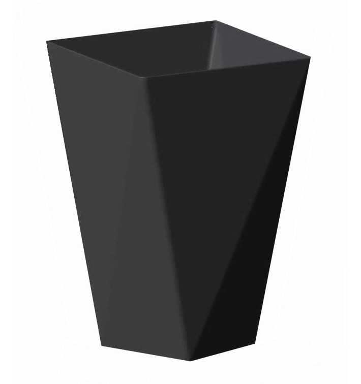 Plastikbecher "Diamond" Schwarz 150 ml (240 Stück) Plastikbecher "Diamond" Schwarz 150 ml (240 Stück)