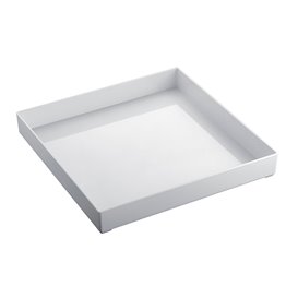 Plastiktablett Präsentation Tray Weiß 30x30cm (1 Stück)