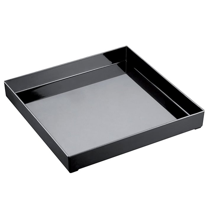 Plastiktablett Präsentation Tray Schwarz 30x30cm (1 Stück)