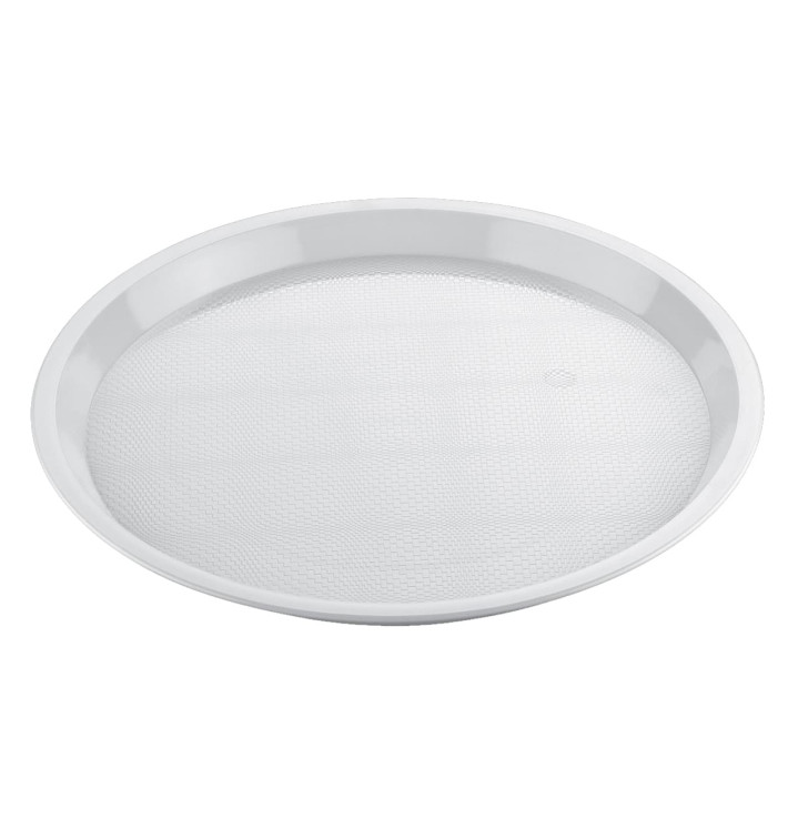 Plastiktablett Präsentation Tray Weiß Ø32cm (5 Stück) Plastiktablett Präsentation Tray Weiß Ø32cm (5 Stück)