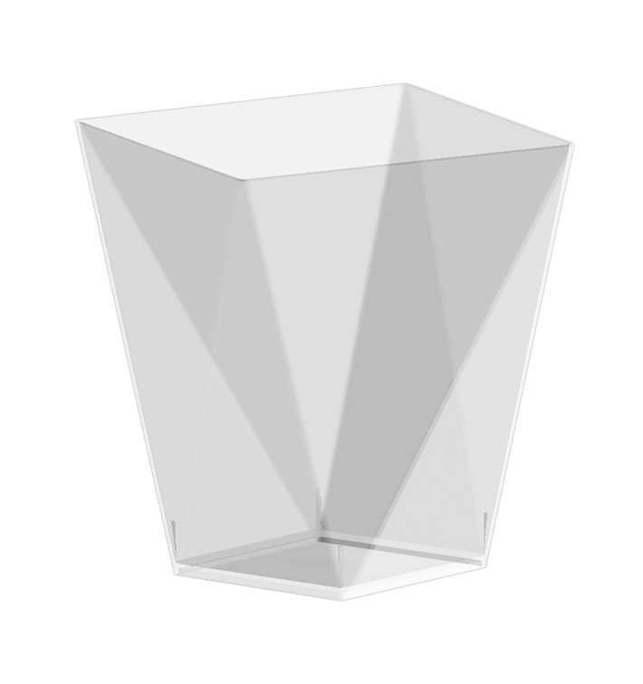Plastikbecher "Diamond" Transparent 100 ml (500 Stück) Plastikbecher "Diamond" Transparent 100 ml (500 Stück)