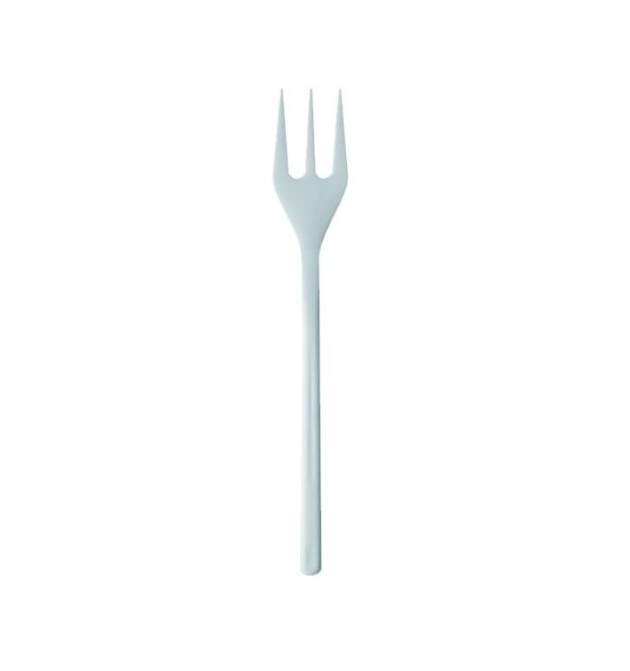 Mini-Gabel Transparent Präsentation weiß 100 mm (50 Stück) Mini-Gabel Transparent Präsentation weiß 100 mm (50 Stück)