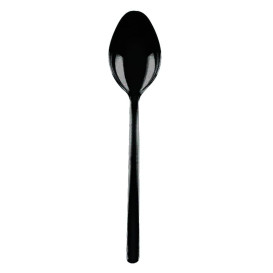 Mini-Plastiklöffel Schwarz 100 mm (1500 Stück)