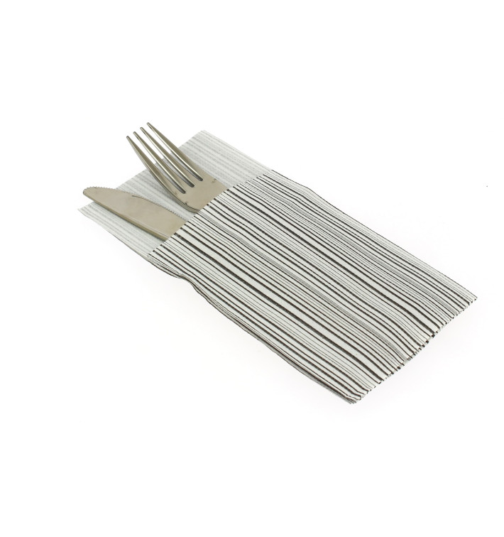 Serviettentaschen Weiß 40x40cm 2-lagig (960 Stück) Serviettentaschen Weiß 40x40cm 2-lagig (960 Stück)