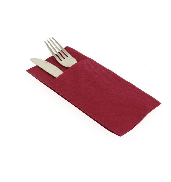 Serviettentaschen Weiß 40x40cm 2-lagig (960 Stück) Serviettentaschen Weiß 40x40cm 2-lagig (960 Stück)