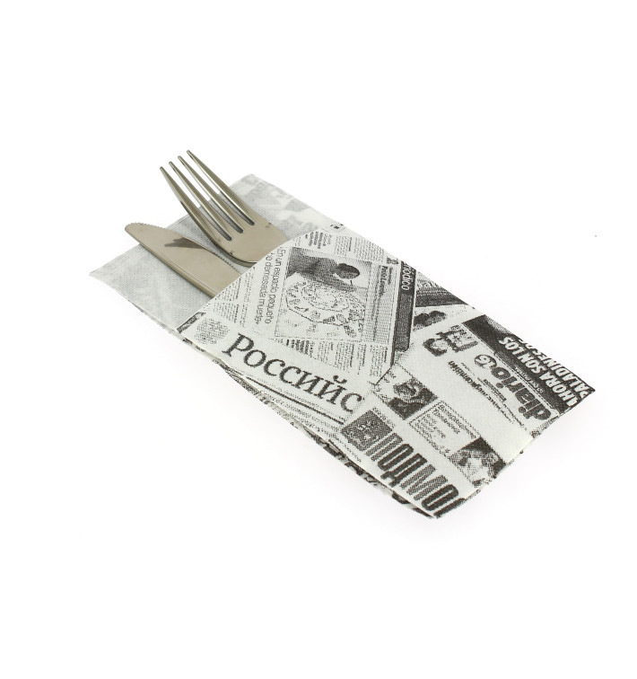 Serviettentaschen Weiß 40x40cm 2-lagig (960 Stück) Serviettentaschen Weiß 40x40cm 2-lagig (960 Stück)