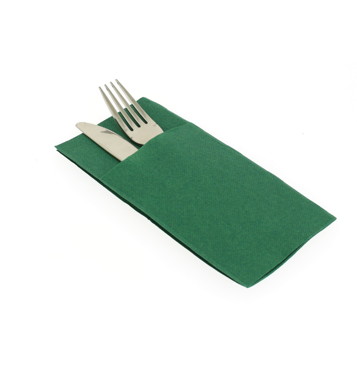 Serviettentaschen Weiß 40x40cm 2-lagig (960 Stück) Serviettentaschen Weiß 40x40cm 2-lagig (960 Stück)
