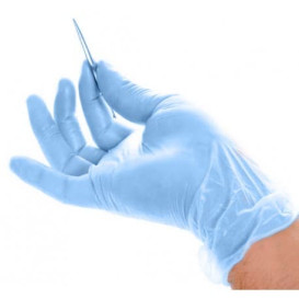 Vinyl Handschuhe Puderfrei Blau Größe M (1000 Stück)