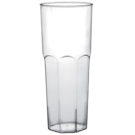 Plastikbecher Long Drink Transp. PP Ø65mm 350ml (10 Stück)