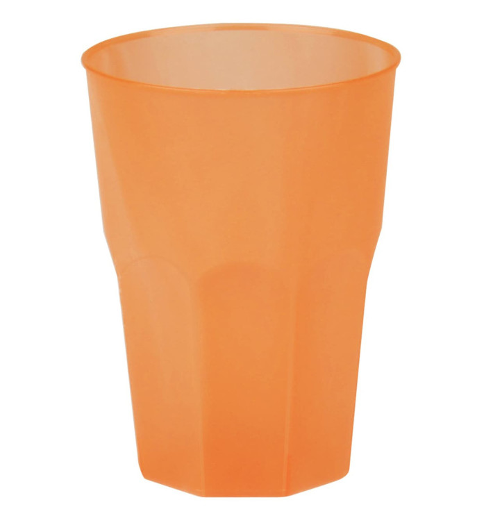 Becher aus Hartplastik Orange PP 350ml (20 Stück) Becher aus Hartplastik Orange PP 350ml (20 Stück)