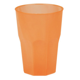 Becher aus Hartplastik Orange PP 350ml (200 Stück)