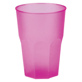 Becher aus Hartplastik Fuchsie PP 350ml (20 Stück)