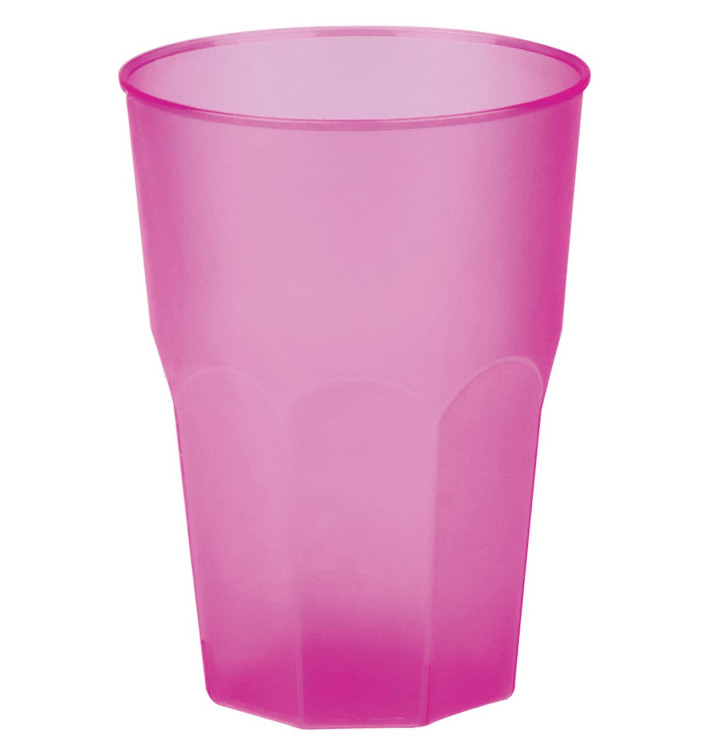 Becher aus Hartplastik Fuchsie PP 350ml (20 Stück) Becher aus Hartplastik Fuchsie PP 350ml (20 Stück)