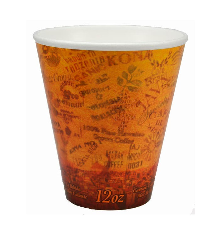 Styroporbecher "Fusion" Orange 12Oz/355ml Ø9,4cm (1000 Stück) Styroporbecher "Fusion" Orange 12Oz/355ml Ø9,4cm (1000 Stück)