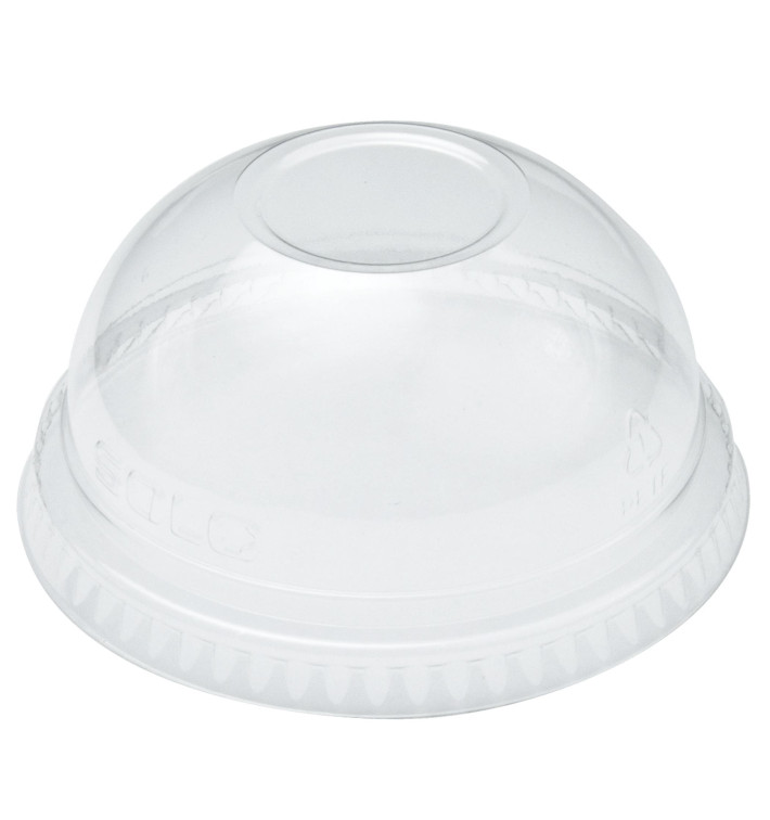 Domdeckel ohne Loch für Becher PET Solo Ultra Clear 16Oz und 24Oz Ø9,86 (100 Stück) Domdeckel ohne Loch für Becher PET Solo Ultra Clear 16Oz und 24Oz Ø9,86 (100 Stück)