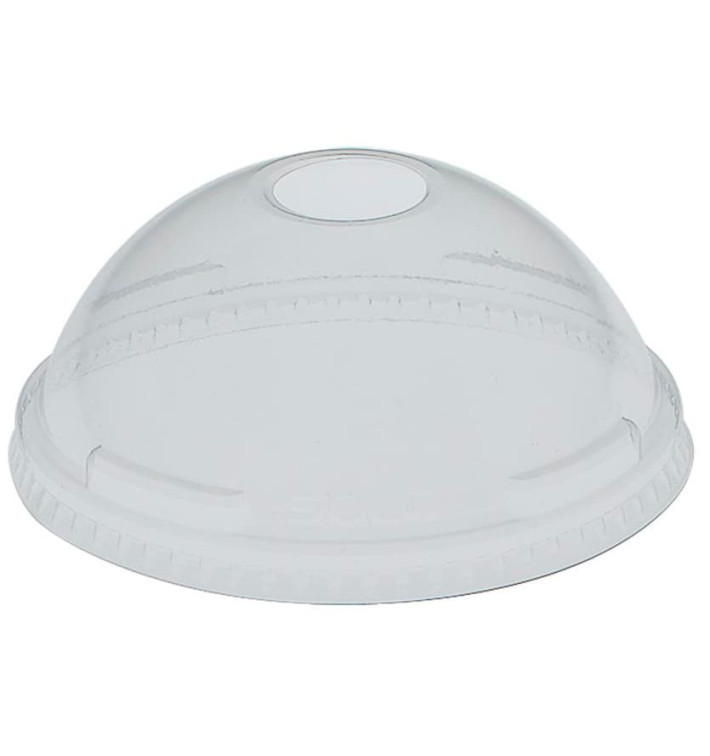 Domdeckel mit Loch für Becher PET Solo Ultra Clear 7Oz (2500 Stück) Domdeckel mit Loch für Becher PET Solo Ultra Clear 7Oz (2500 Stück)