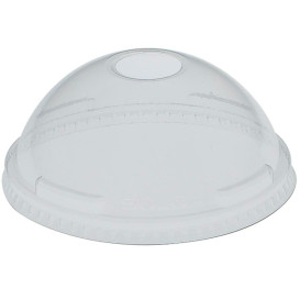 Domdeckel mit Loch für Becher PET Solo Ultra Clear 32Oz (25 Stück)