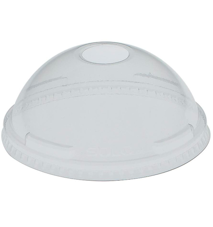 Domdeckel mit Loch für Becher PET Solo Ultra Clear 32Oz (25 Stück) Domdeckel mit Loch für Becher PET Solo Ultra Clear 32Oz (25 Stück)