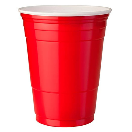 Plastikbecher Rot 360ml (1.000 Stück)