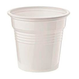 Plastikbecher PS Weiß 80ml Ø5,7cm (100 Stück)