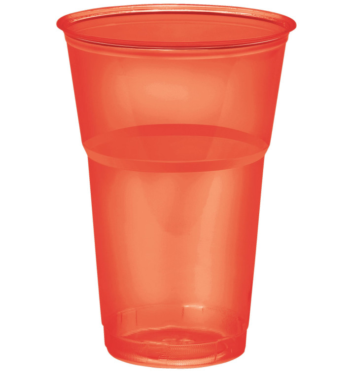 Plastikbecher "Diamant" PS Cristal Rot 250ml Ø7,3cm (200 Uds) Plastikbecher "Diamant" PS Cristal Rot 250ml Ø7,3cm (200 Uds)
