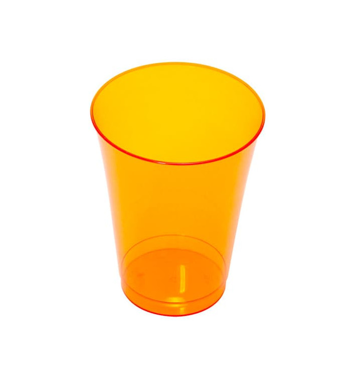 Plastikglas, gespritzt, orange 230ml (10 Stück)