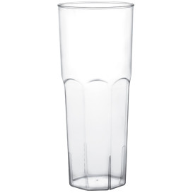 Plastikbecher Long Drink Transp. PS Ø65mm 350ml (10 Stück)