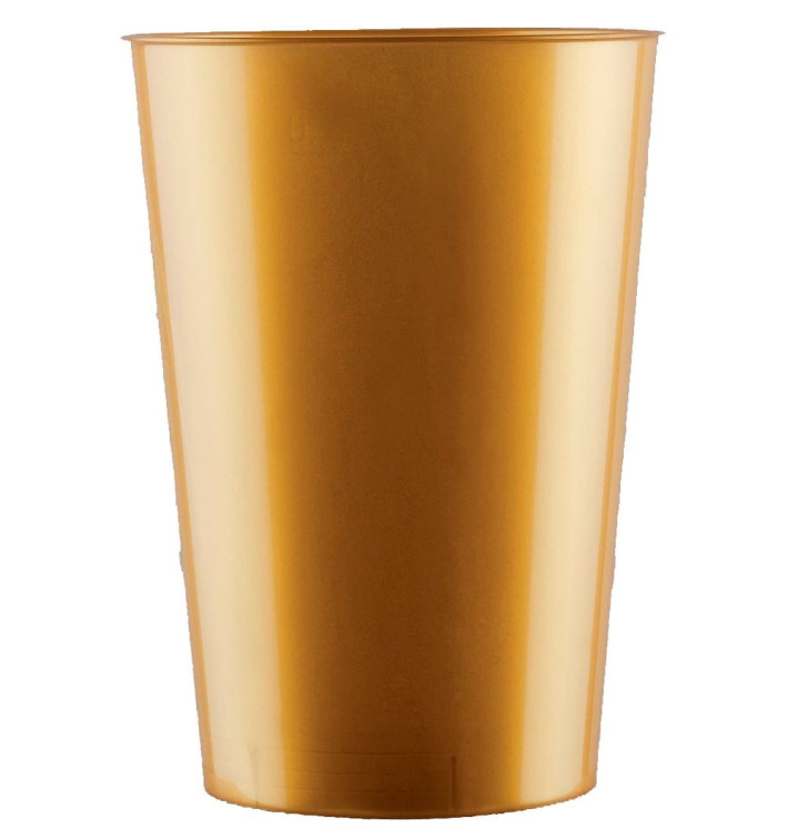 Becher aus Hartplastik Moon Gold PS 230ml (35 Stück) Becher aus Hartplastik Moon Gold PS 230ml (35 Stück)