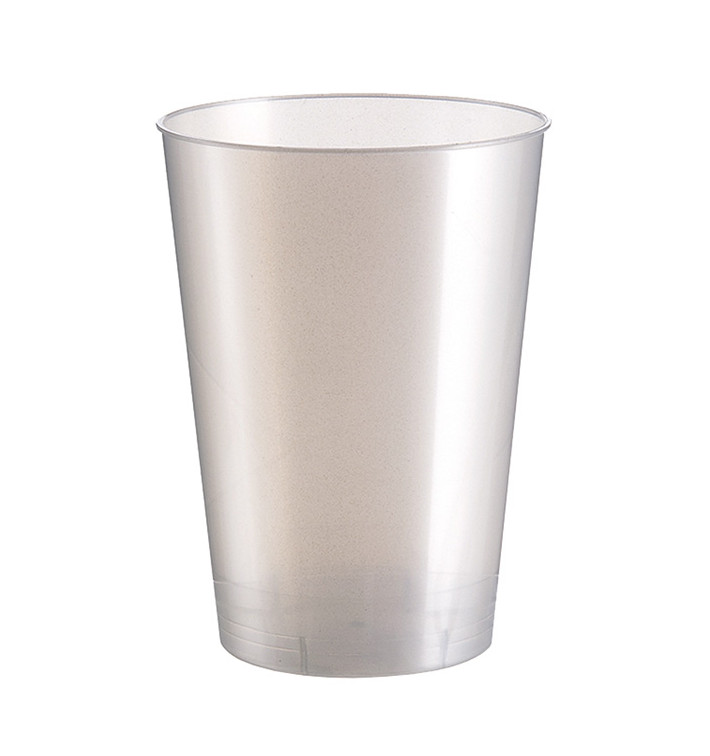 Becher aus Hartplastik Moon Weiß Pearl PS 230ml (50 Stück) Becher aus Hartplastik Moon Weiß Pearl PS 230ml (50 Stück)