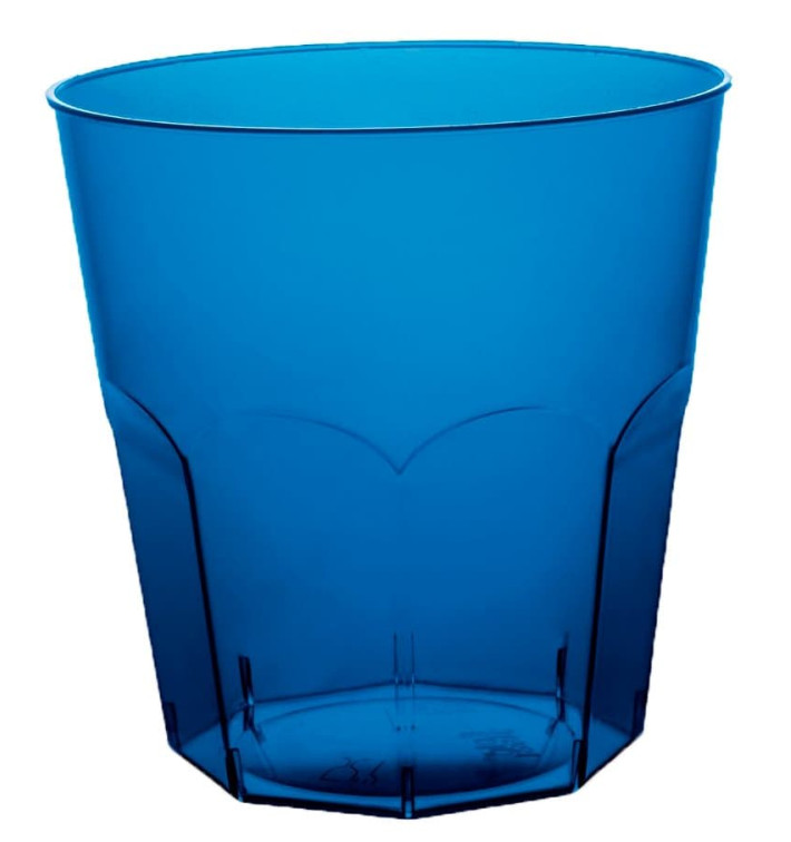 Plastikbecher Blau Transp. PS Ø73mm 220ml (50 Stück) Plastikbecher Blau Transp. PS Ø73mm 220ml (50 Stück)