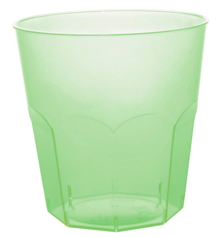 Plastikbecher Grasgrün Transp. PS Ø73mm 220ml (500 Stück) Plastikbecher Grasgrün Transp. PS Ø73mm 220ml (500 Stück)