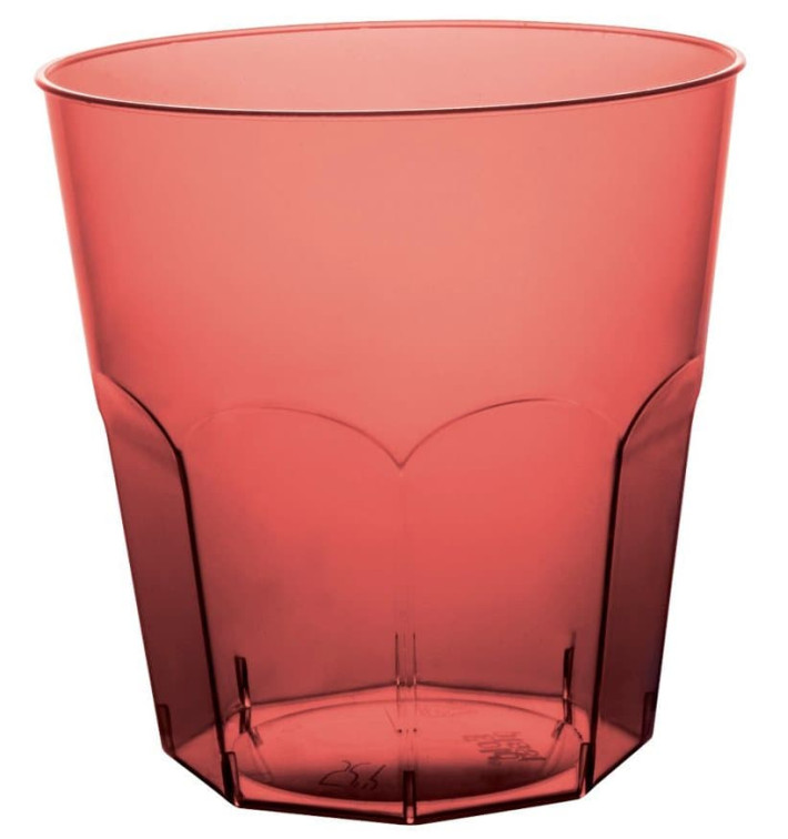 Plastikbecher Bordeaux Transp. PS Ø73mm 220ml (50 Stück) Plastikbecher Bordeaux Transp. PS Ø73mm 220ml (50 Stück)