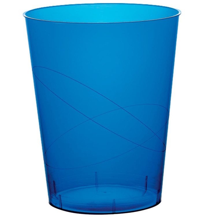 Becher aus Hartplastik Moon Blau Transp. PS 320ml (20 Stück) Becher aus Hartplastik Moon Blau Transp. PS 320ml (20 Stück)