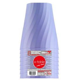 Plastikbecher PP "X-Table" Violett 320ml (128 Stück)