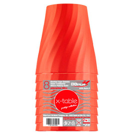 Plastikbecher PP "X-Table" Orange 320ml (128 Stück)