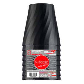Plastikbecher PP "X-Table" Schwarz 320ml (128 Stück)
