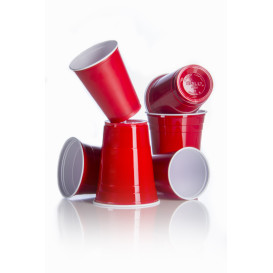 Plastikbecher Rot 360ml (50 Stück)